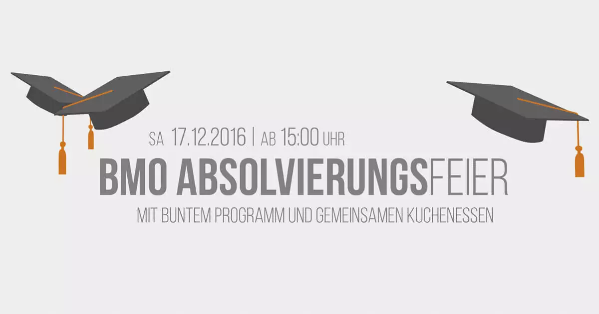 Absolvierungsfeier